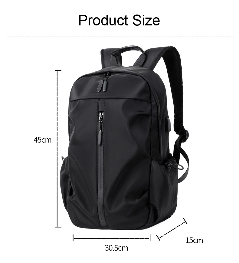 Travel Laptop Men′ S Computer Backpack Logo Customized with USB Charging Port Sports Backpack Business Casual Gym Backpack Bag Student Teenagers Backpack