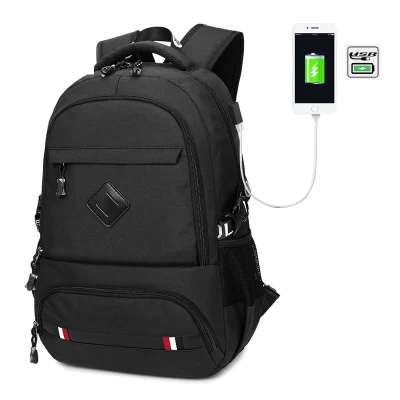 Multifunktionaler USB-Rucksack im koreanischen Stil für Herren, Computertasche für Geschäftsreisen, Freizeitrucksack für Reisen