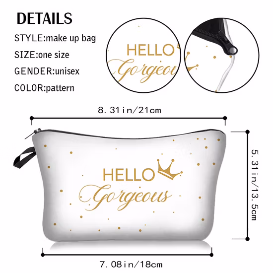 Neu eingetroffen: Tragbare kleine abnehmbare Private-Label-Make-up-Organizer-Reisekosmetiktasche